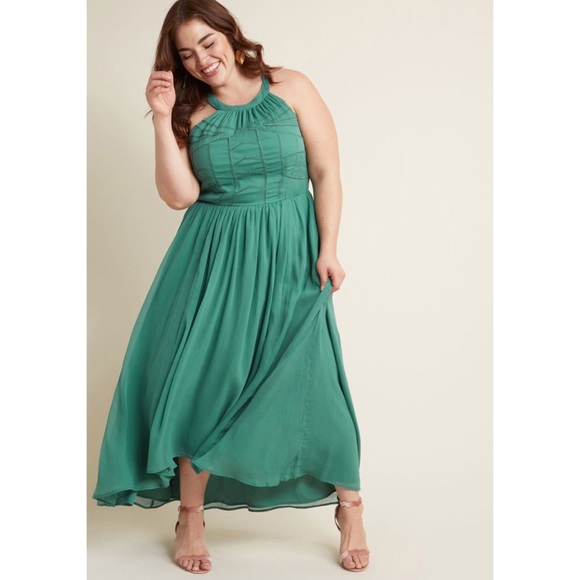 Modcloth Dresses & Skirts - ModCloth Brave New Whirl maxi dress fern boho XL